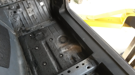 The newer, lower door sills.